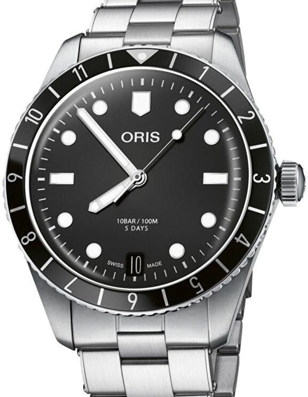Oris Divers Sixty Five 40 mm Stal Czarny