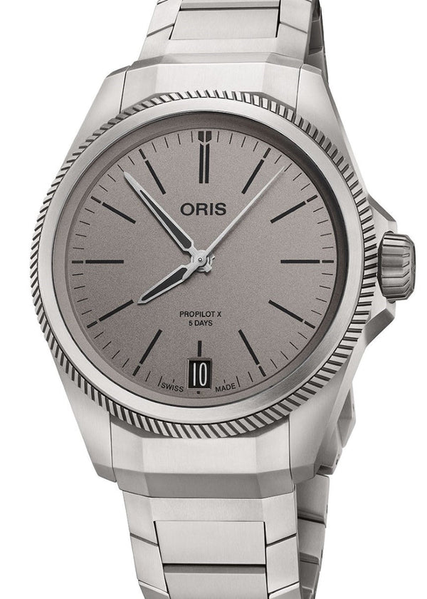 Oris ProPilot XBig Crown Propilot X Calibre 400 39mm Tytan Szary
