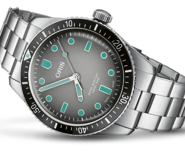 Oris Divers Sixty Five 40 mm Stal Szary