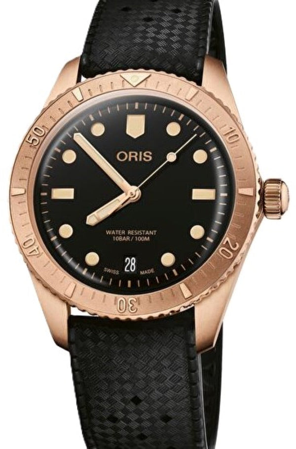 Oris Divers Sixty Five 38 mm Brąz Czarny