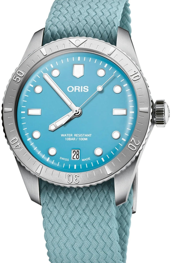 Oris Divers Sixty Five 38 mm Stal Niebieski