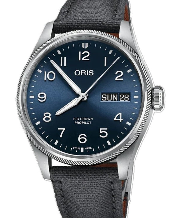Oris Big Crown ProPilot 44 mm Stal Niebieski