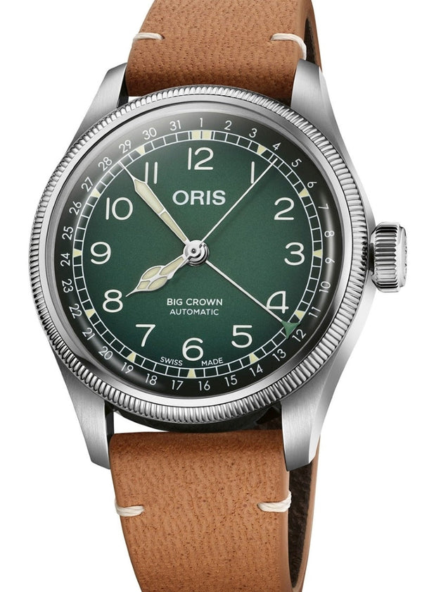 Oris Big CrownX Cervo Volante 38mm Stal Zielony