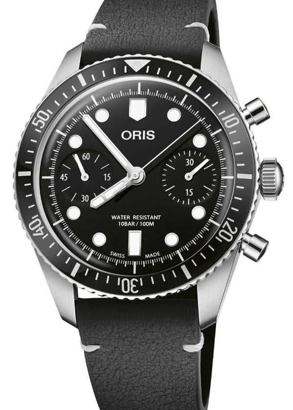 Oris Divers Sixty FiveChronograph 40mm Stal Czarny