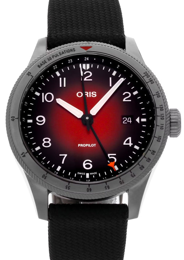 Oris Big Crown ProPilot 41.5 mm Stal Czerwony