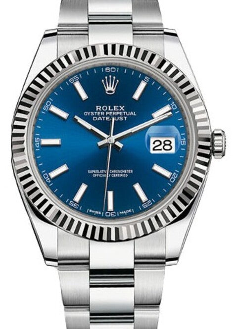 Часы Rolex Datejust 41 mm Niebieski