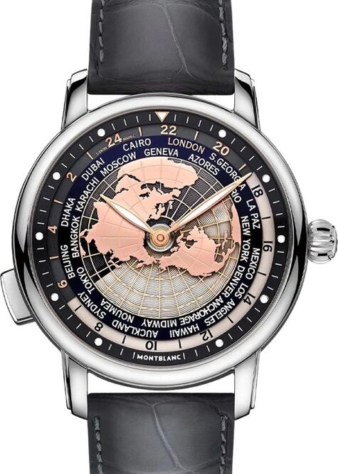 Montblanc StarLegacy Orbis Terrarum Automatic Black 43mm Steel 