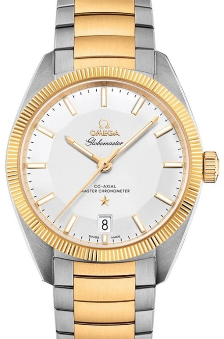 Omega Constellation Co-Axial 39mm Biały Złoto/Stal