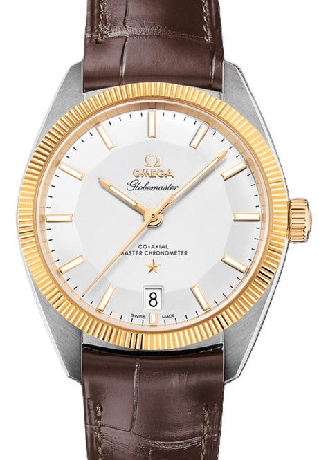 Omega Constellation Globemaster Co-Axial 39mm Srebrny Złoto/Stal