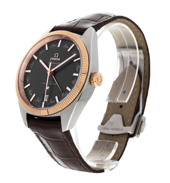 Omega Globemaster Co-axial Szary Złoto/Stal
