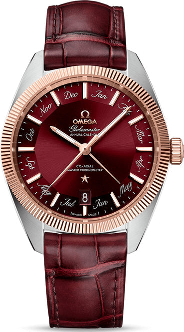 Omega Globemaster Co-axial Master Chronometer Czerwony Stal