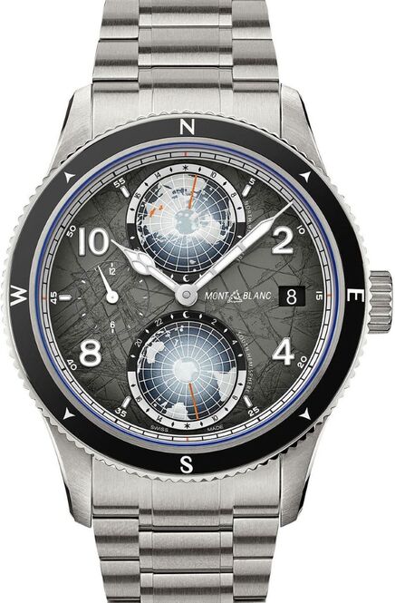 Montblanc 1858 Geosphere 0 Oxygen Automatic Szary 42 mm Tytan