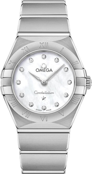 Omega Constellation Masa perlowa 25 mm Stal