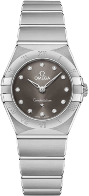 Omega Constellation Szary 25 mm Stal