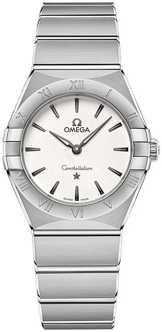 Omega Constellation Srebrny 28 mm Stal