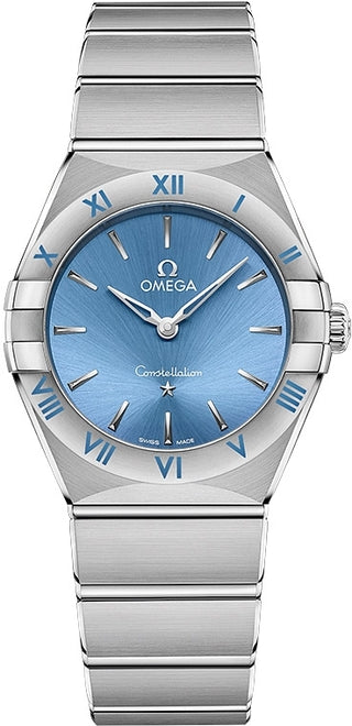 Omega Constellation Niebieski 28 mm Stal