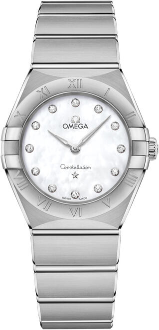 Omega Constellation Masa perlowa 28 mm Stal