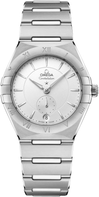 Omega Constellation Srebrny 34 mm Stal