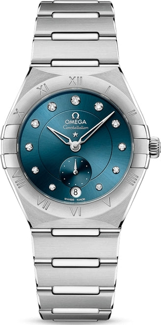 Omega Constellation Niebieski 34 mm Stal