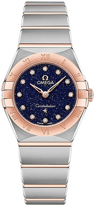 Omega Constellation Niebieski 25 mm Zloto/Stal