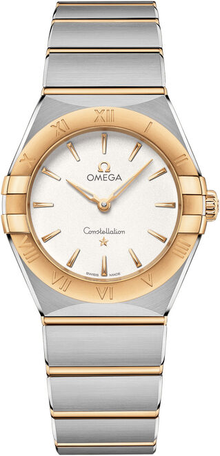 Omega Constellation Srebrny 28 mm Zloto/Stal