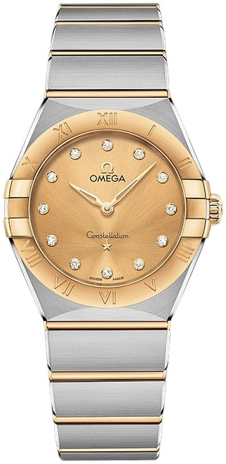 Omega Constellation Zolty 28 mm Zloto/Stal