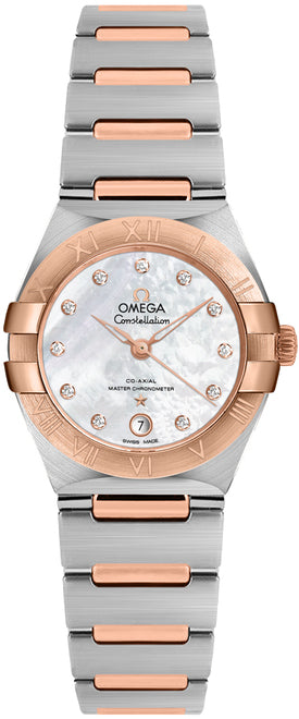 Omega Constellation Masa perlowa 29 mm Zloto/Stal