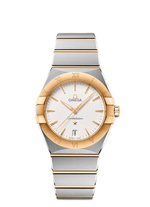 Omega Constellation Srebrny 39 mm Zloto/Stal