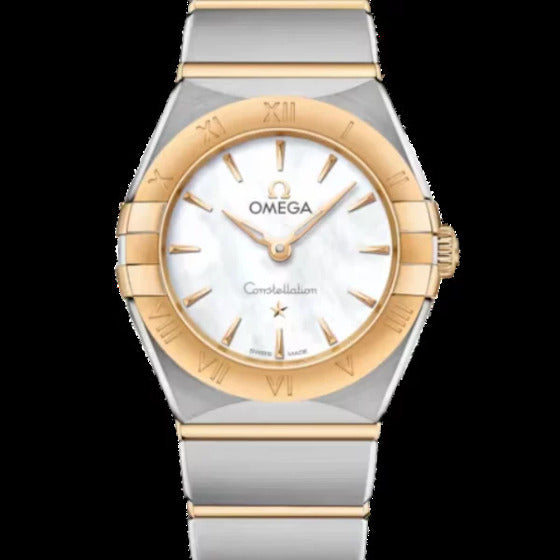 Omega Constellation Srebrny 39 mm Zloto/Stal