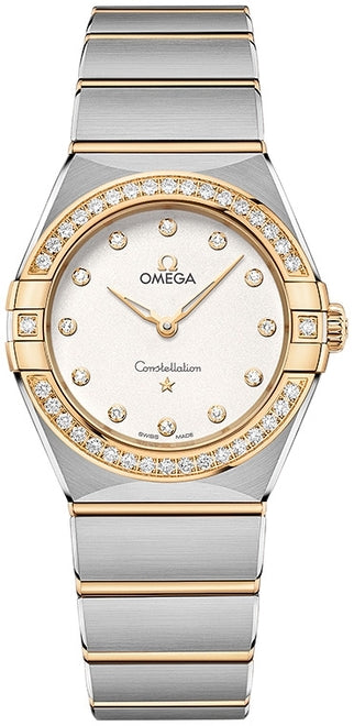 Omega Constellation Srebrny 28 mm Zloto/Stal