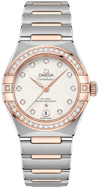 Omega Constellation Srebrny 29 mm Zloto/Stal