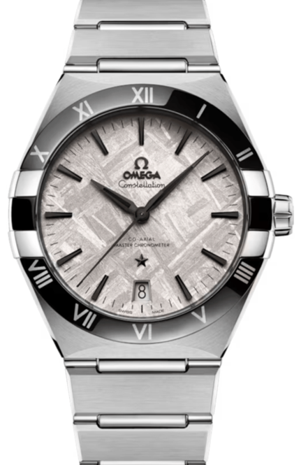 Omega Constellation Szary 41 mm Stal