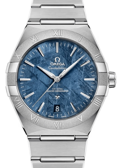 Omega Constellation Niebieski 41 mm Stal