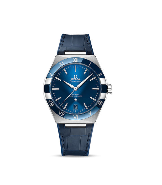 Omega Coaxial Master Chronometer 41Mm Niebieski Stal