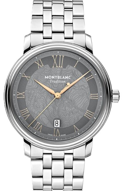 Montblanc Tradition Gray 40mm Steel 