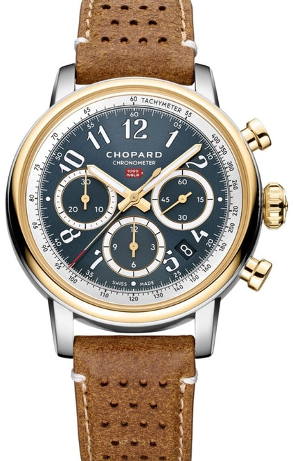 Chopard Mille Miglia Classic Chronograph Blue 40mm Gold/Steel 