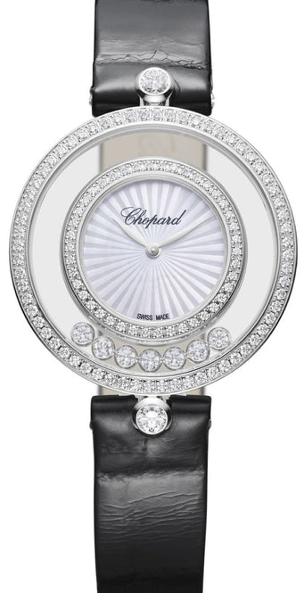 Chopard Happy Diamonds Icons Mother of Pearl 32mm White Gold 
