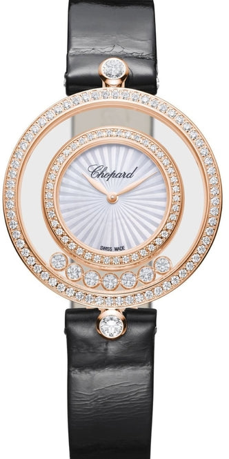 Chopard Happy Diamonds Icons Mother of Pearl 32mm Rose Gold 