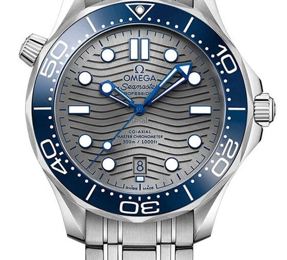 Omega Seamaster Diver 300 M Czarny Stal