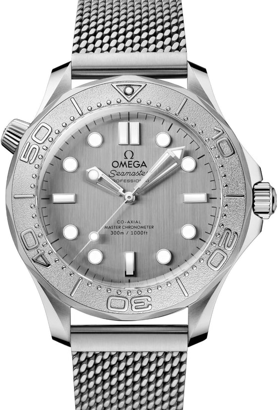 Omega Seamaster Diver 300 M Szary 42 mm Stal