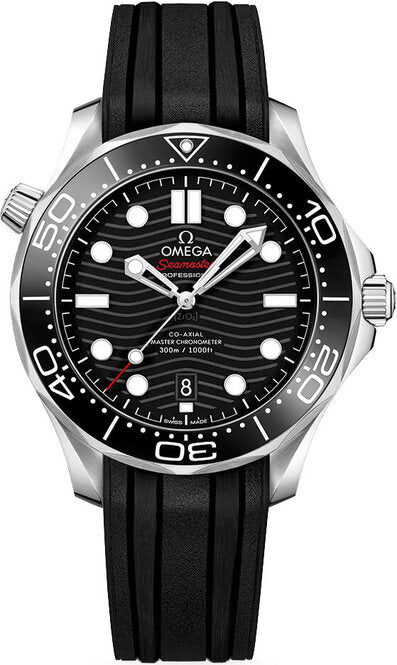 Omega Seamaster Diver 300 M Czarny Stal