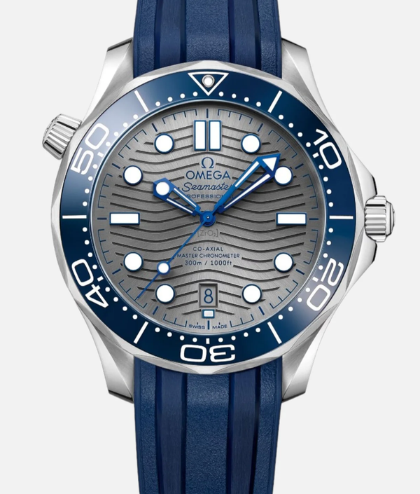 Omega Seamaster Diver 300 M Szary Stal