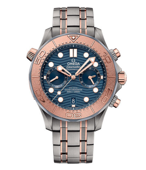 Omega Co-axial Master Chronometer Chronograph Niebieski Tytan