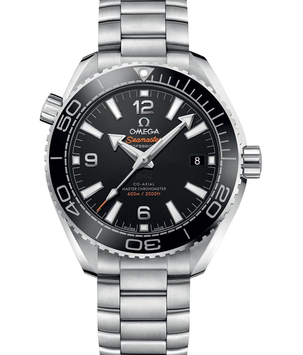 Omega Seamaster Planet Ocean Czarny Stal