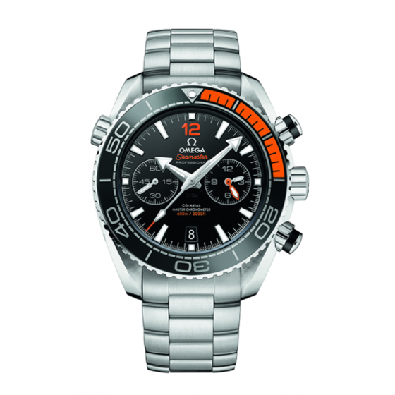 Omega Seamaster Planet Ocean Chronograph Czarny Stal