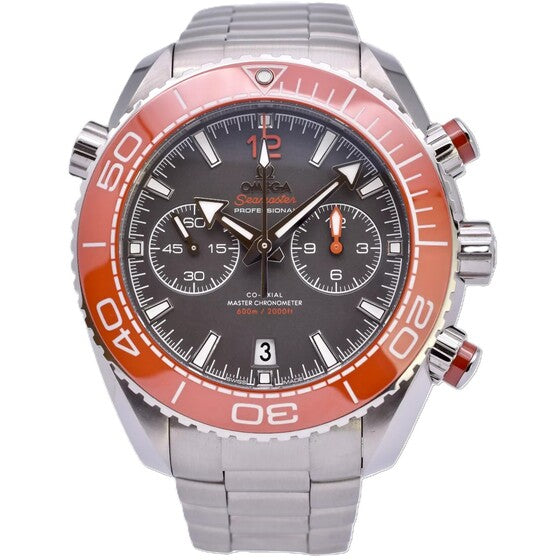 Omega Seamaster Planet Ocean Chronograph Szary Stal