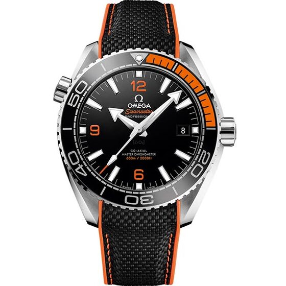 Omega Seamaster Planet Ocean Czarny Stal