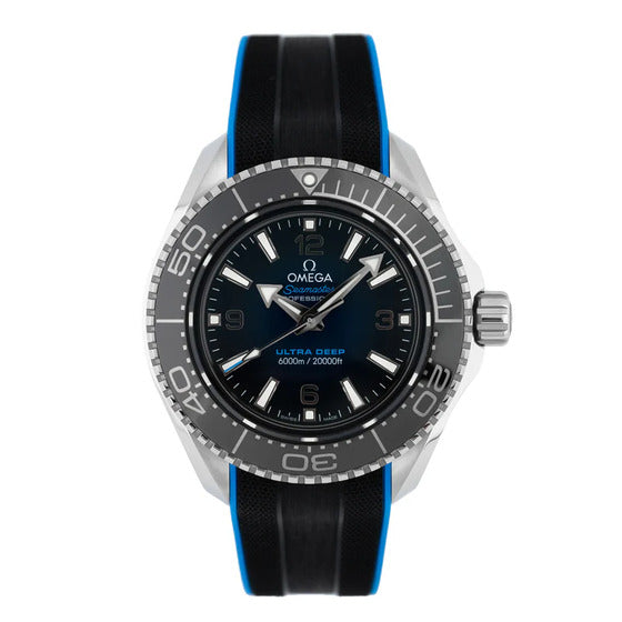 Omega Seamaster Planet Ocean 6000M Niebieski Stal