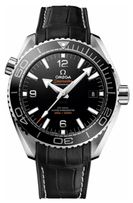 Omega Seamaster Planet Ocean Czarny Stal