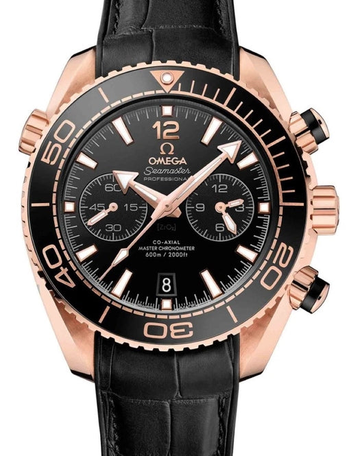 Omega Seamaster Planet Ocean 600M 45.5mm Czarny Złoto różowe